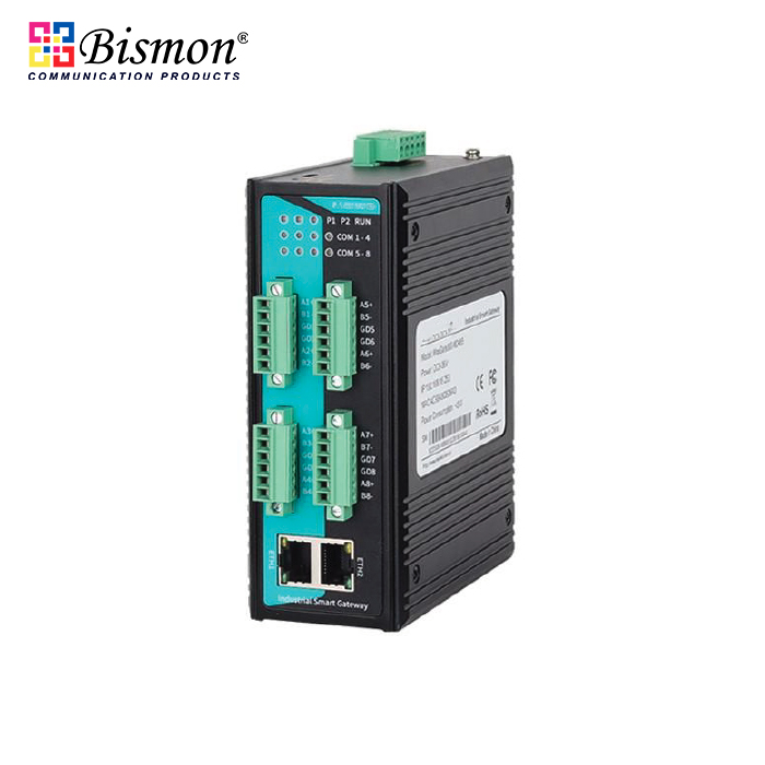 Industrial-Smart-Gateway-2RJ45-100M-Ethernet-8xRS485
